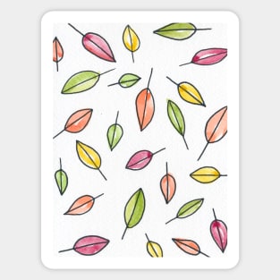 autumn leaves Sticker